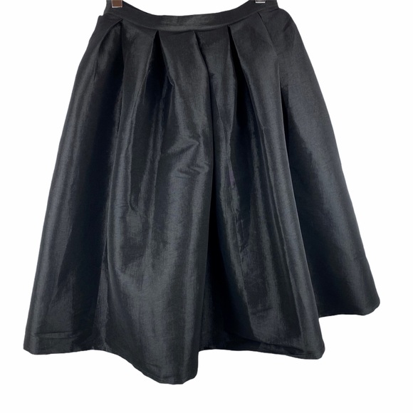 Chicwish Black Satin Full A-Line Circle Ball Gown Princess Skirt Revolve S - Picture 1 of 6